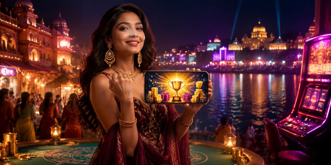 Vibrant casino entertainment in Bollywood style